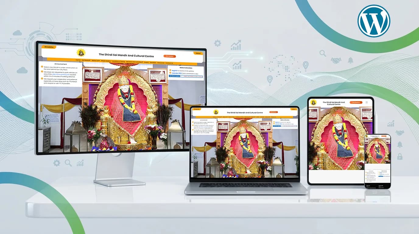 Enhancing Community Engagement Through WordPress Development For The Shirdi Sai Mandir