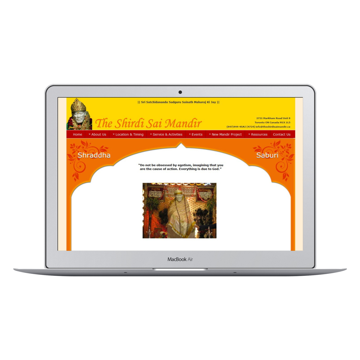 The Shirdi Sai Mandir